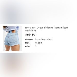 Levis shorts